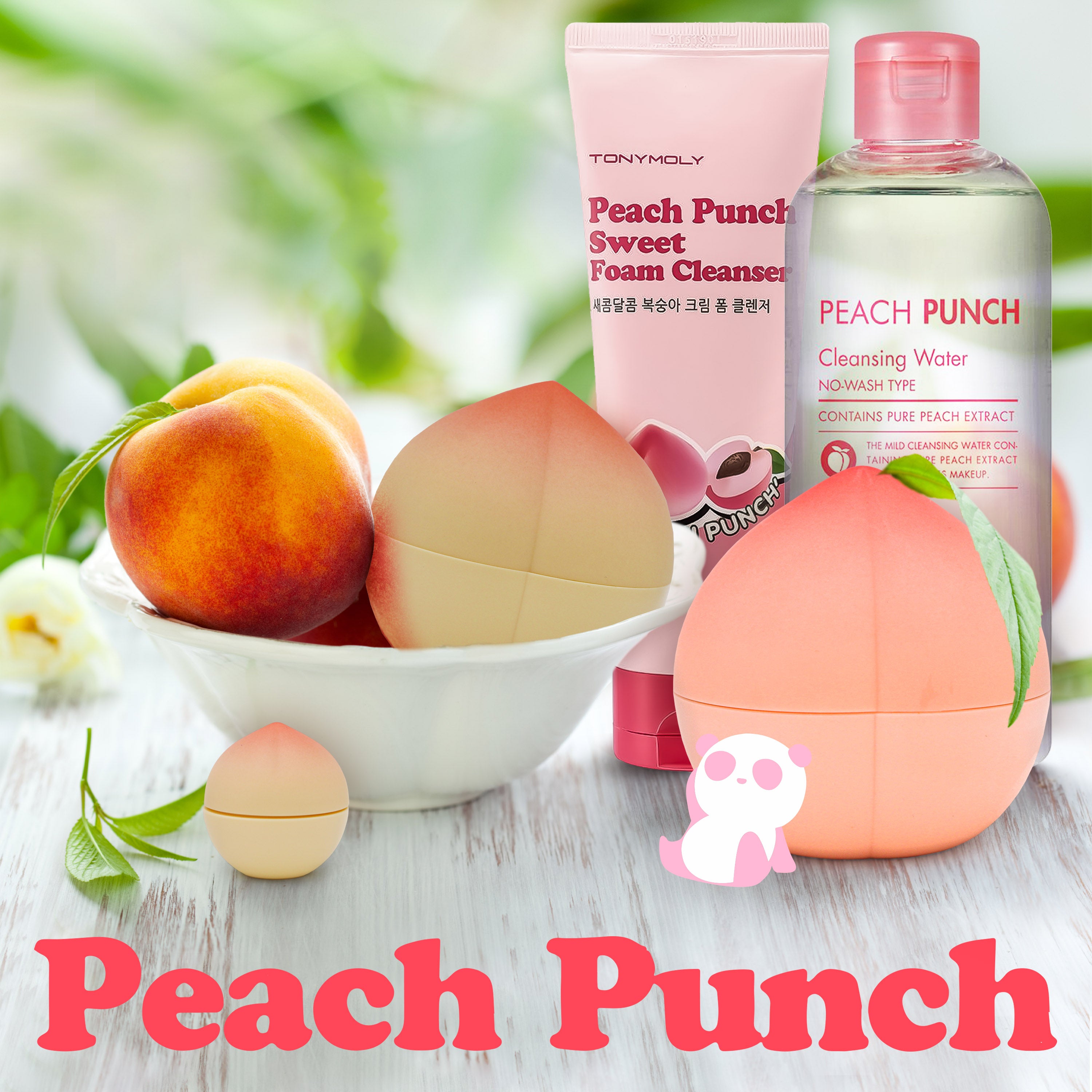 TONYMOLY Peach Punch Cleansing Water 300ml | Korean Skin Care