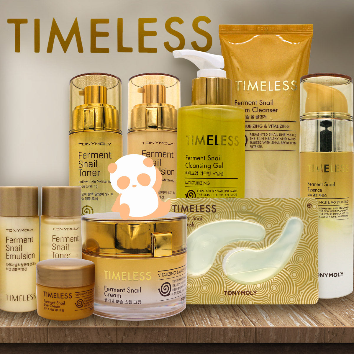 TONYMOLY Timeless Ferment Snail Cleansing Gel 200g | Korean Skin Care