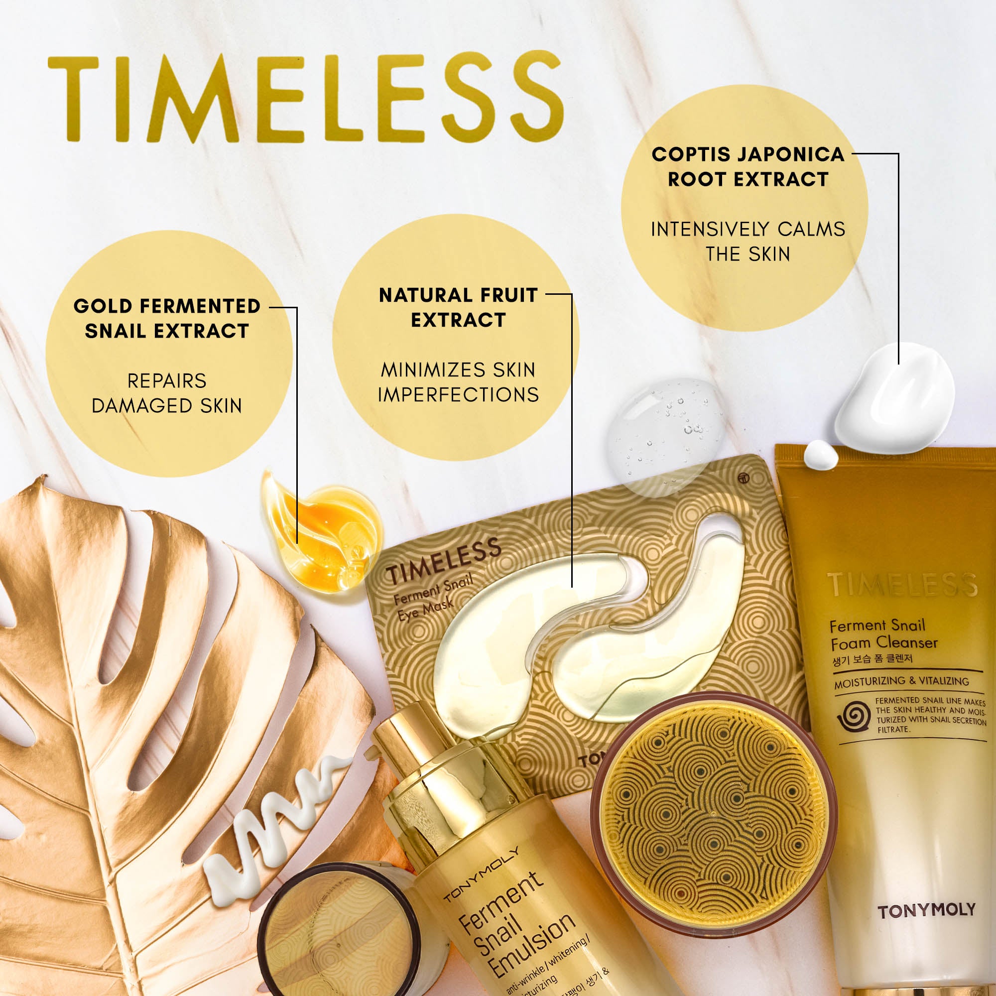 TONYMOLY Timeless Ferment Snail Cleansing Gel 200g | Korean Skin Care