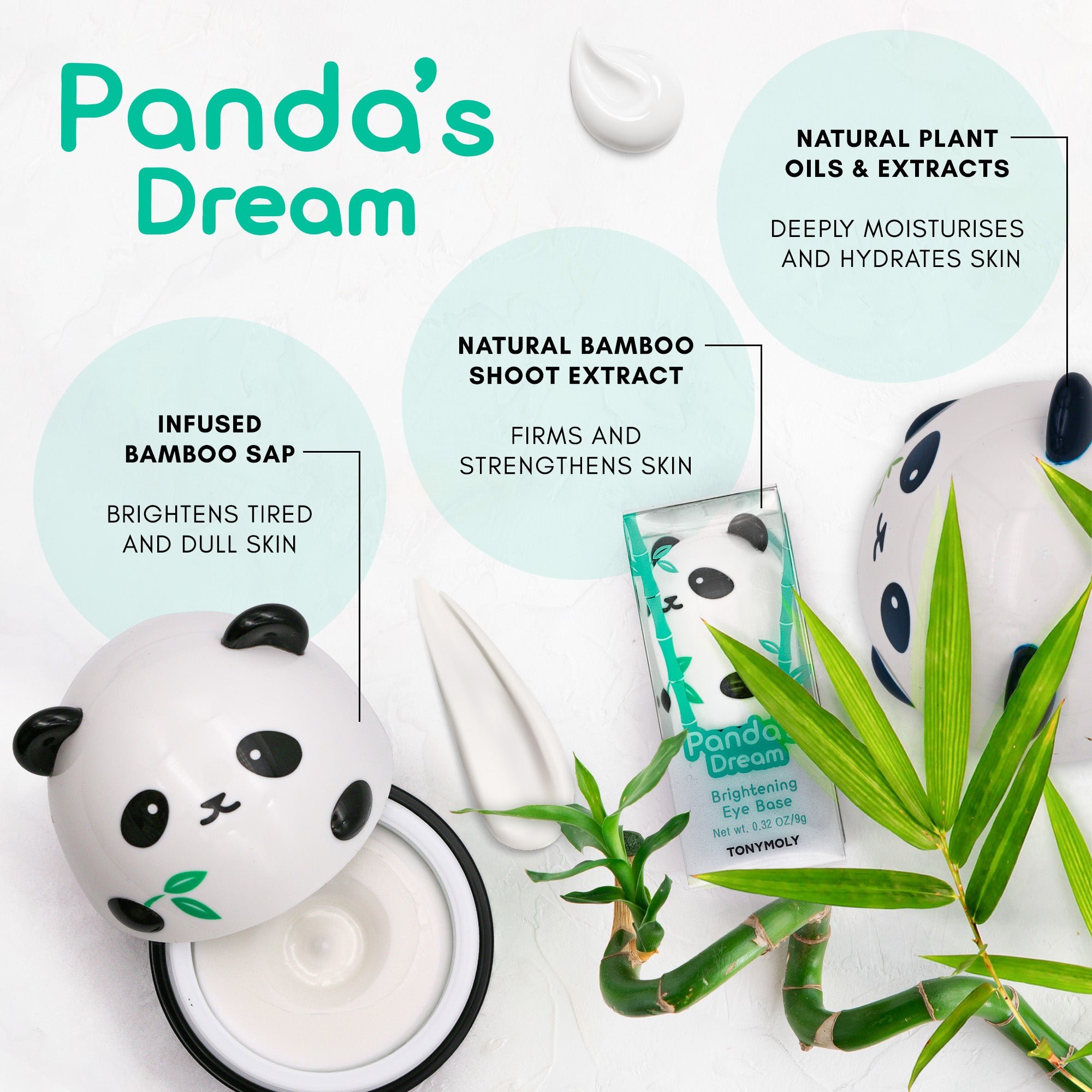 TONYMOLY Panda’s Dream Eye Patch - Brightening Eye Mask | Korean Skin Care