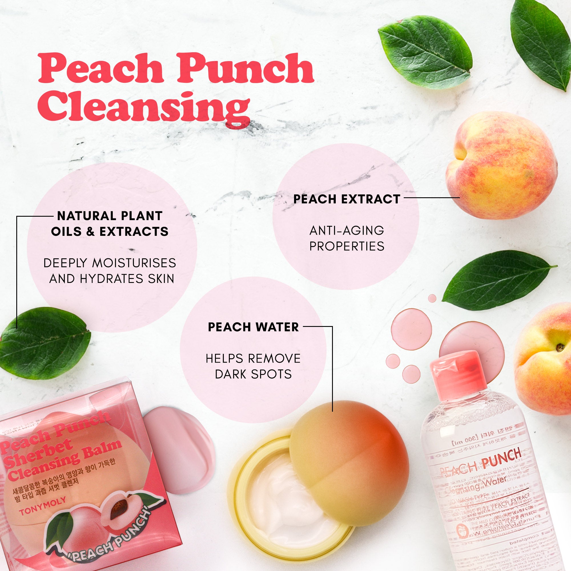 TONYMOLY Peach Punch Hand Cream | Korean Skin Care