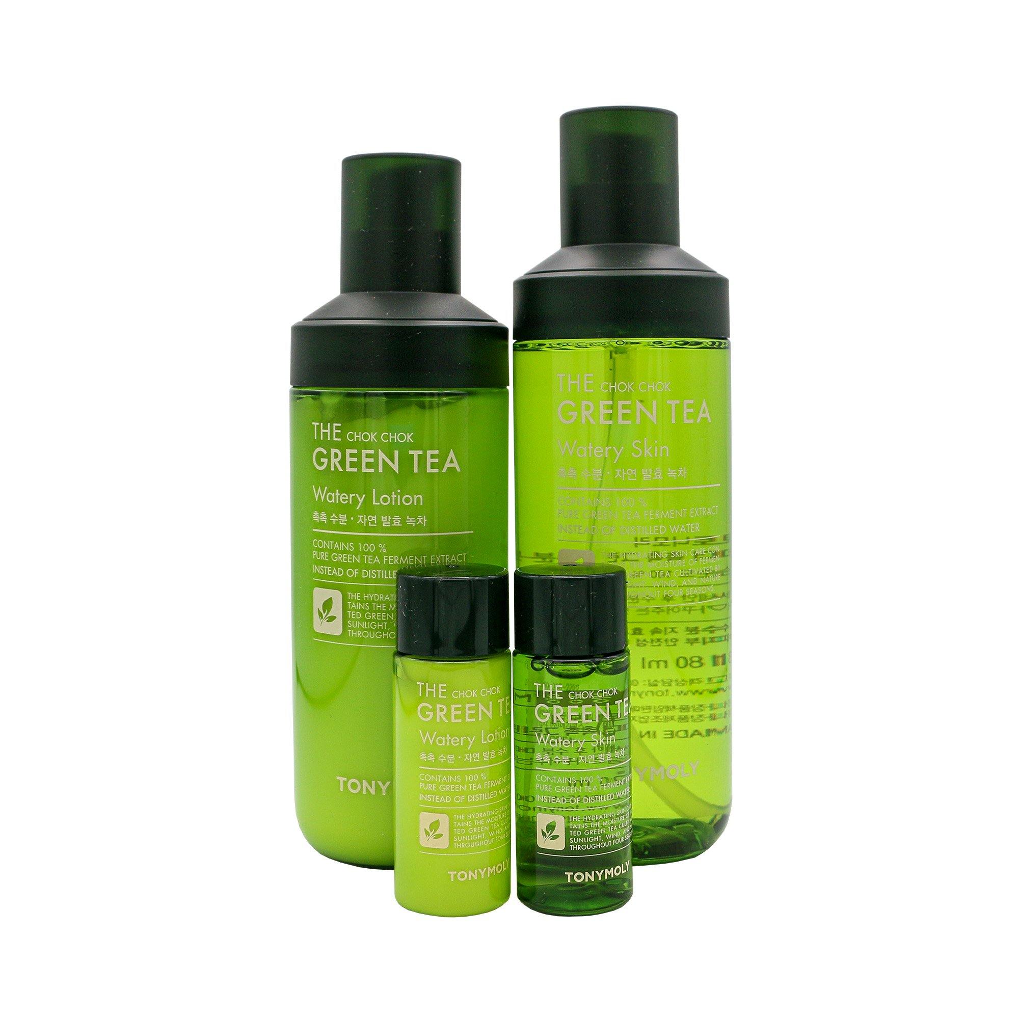 TONYMOLY The Chok Chok Green Tea Watery Skin Care Set - TONYMOLY OFFICIAL