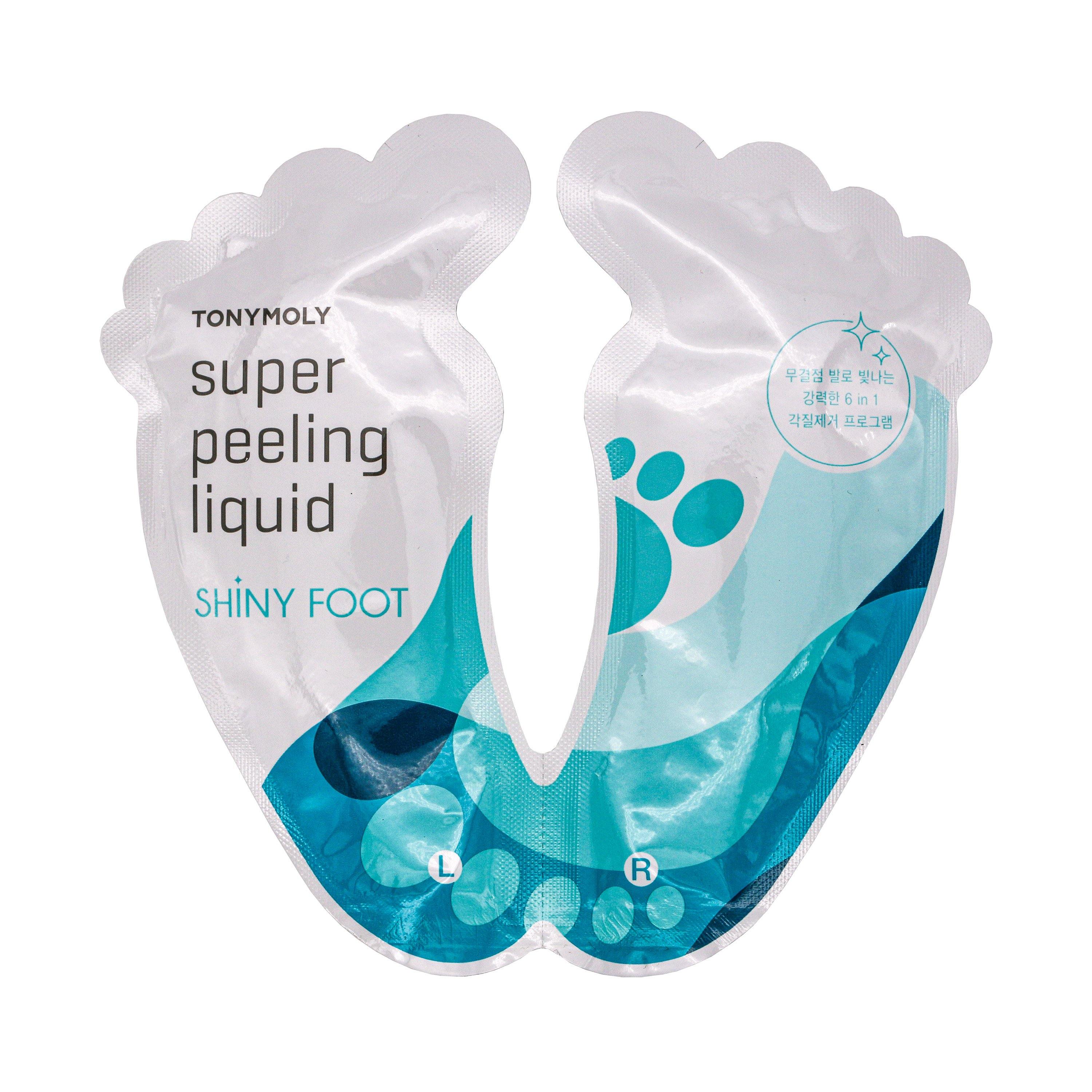 TONYMOLY Shiny Foot Super Peeling Liquid - Peeling Foot Mask -Remove Rough Calluses - TONYMOLY OFFICIAL