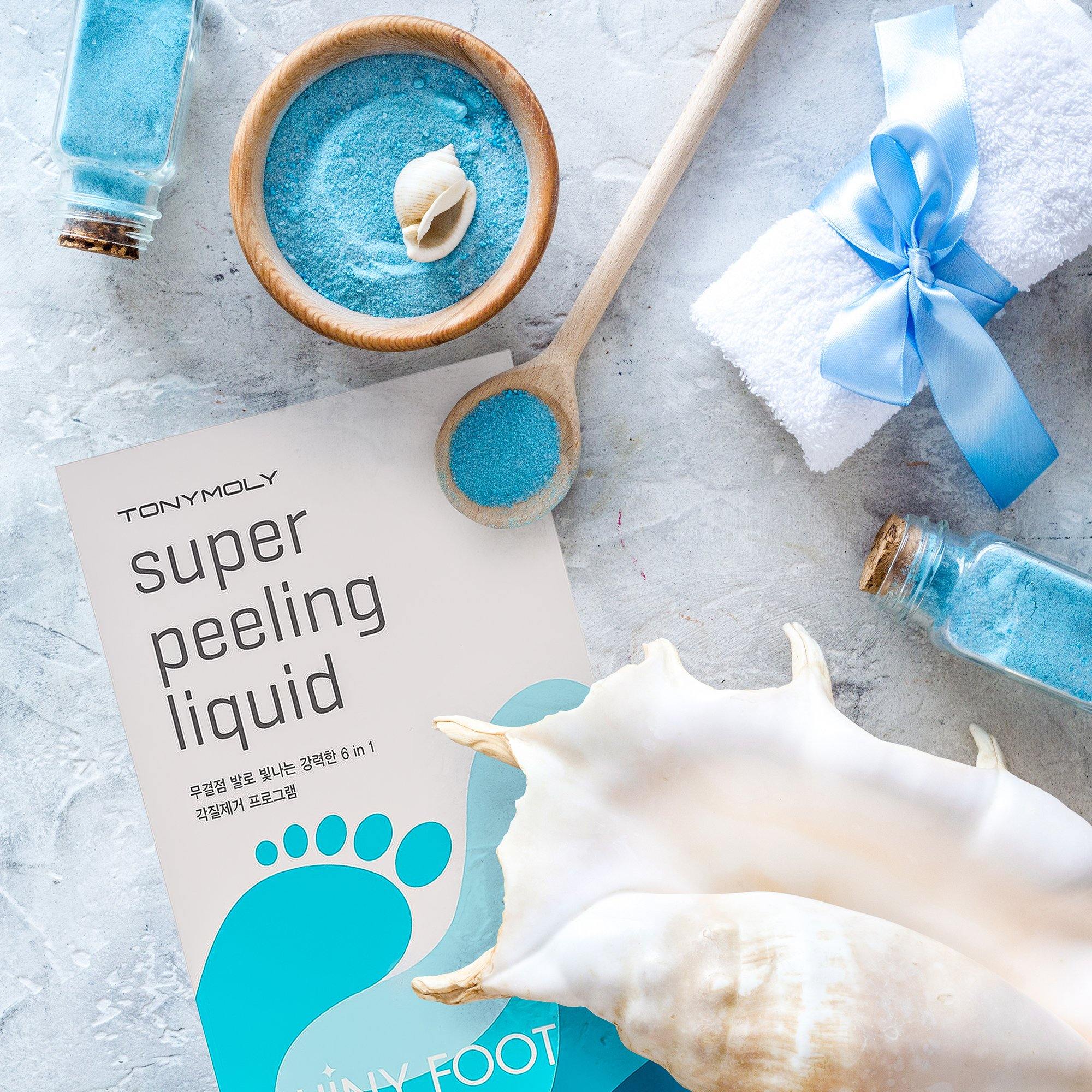 TONYMOLY Shiny Foot Super Peeling Liquid - Peeling Foot Mask -Remove Rough Calluses - TONYMOLY OFFICIAL