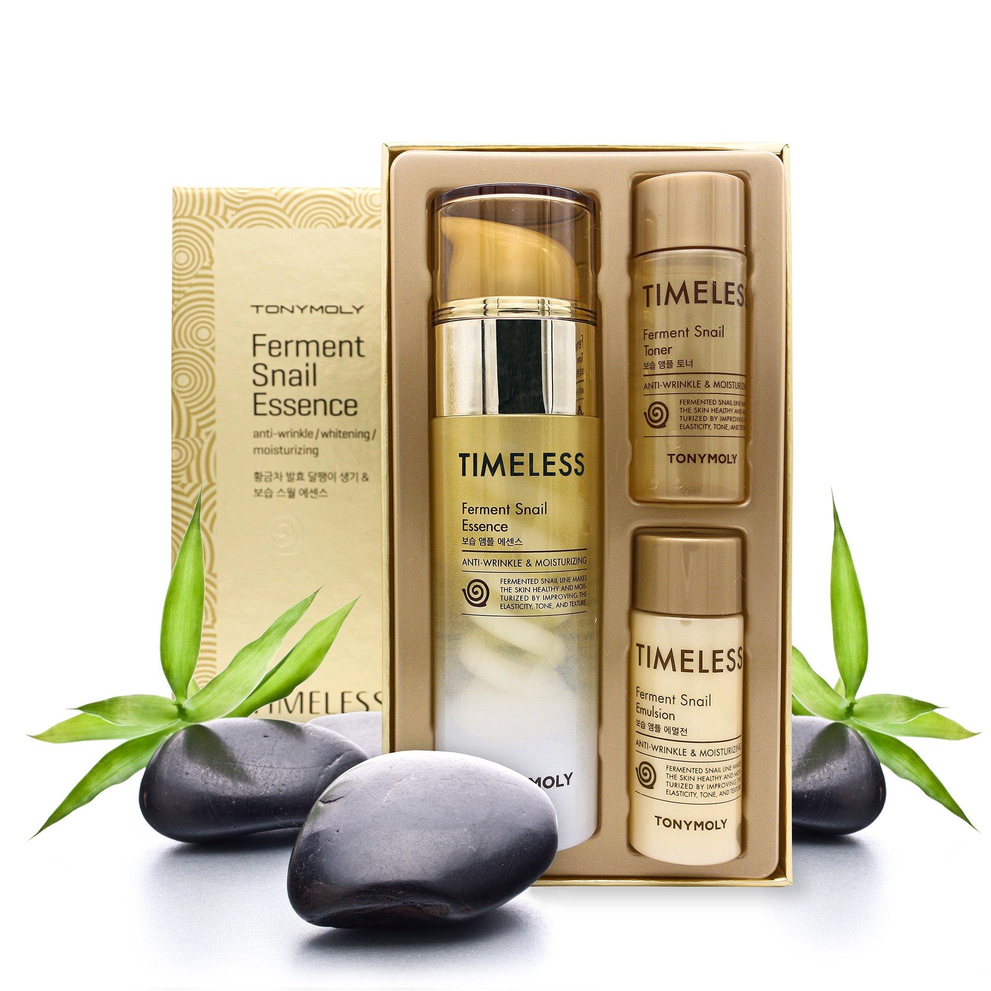 TONYMOLY TIMELESS FERMENT SNAIL ESSENCE BUNDLE - TONYMOLY OFFICIAL