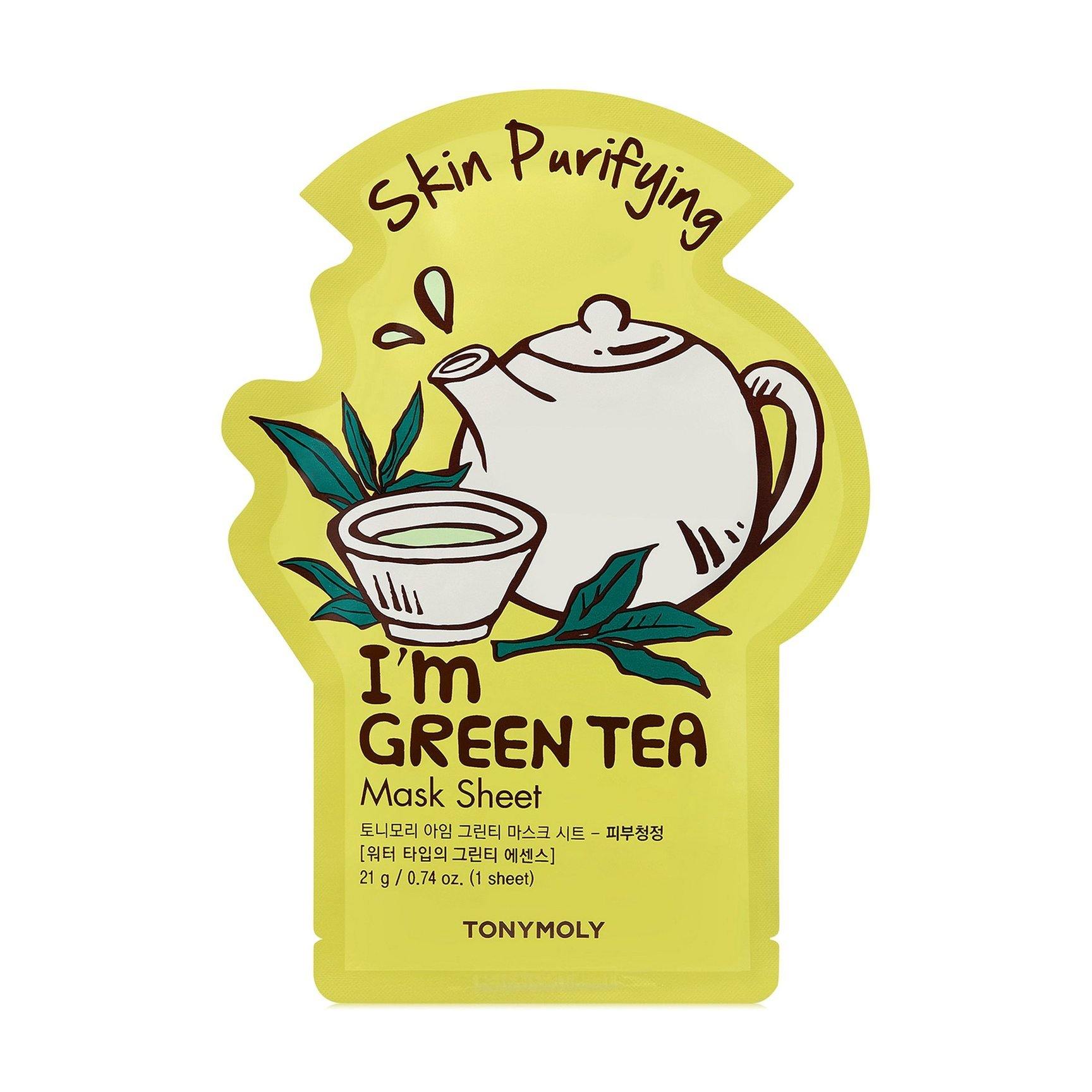 TONYMOLY I'm Green Tea Sheet Masks - Skin Purifying - Face Mask | Korean Skin Care